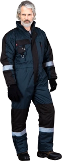 Reis ALASKA zateplená pracovní kombinéza Blue/Black M-3XL