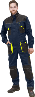 Leber&Hollman FORMEN GBY pracovní kombinéza Blue/Yellow 46-62