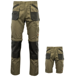 Polstar Brixton PRACTICAL multifunkční kalhoty 2V1 khaki 48-62