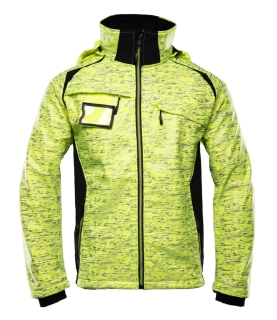 Polstar CROSS Voděodolná Softshellová bunda HI-VIS Yellow/Black