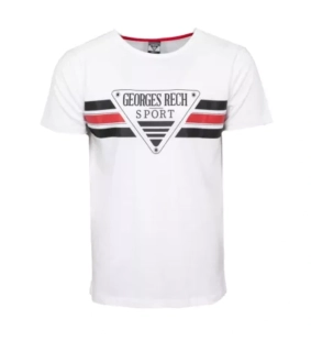Georges Rech GRT-5 pánské tričko bílé