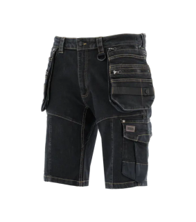 Sara COYOTE Jeans kraťasy černá S-3XL