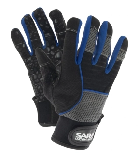 Sara AIR GRIP neopren rukavice černá/šedá 10