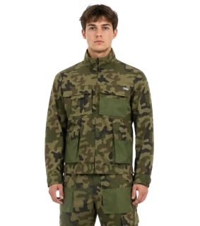 Sara KING 104010 lehká blůza Green/Camo 48-58