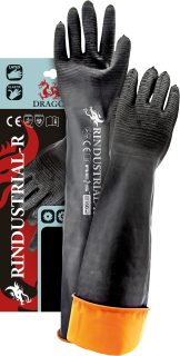Reis RINDUSTRIALS-R BP latexové rukavice černé 11/60