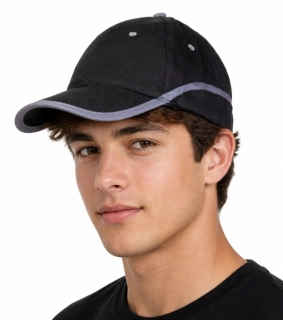Lionyx ALEX Baseballová Kšiltovka Black/Grey
