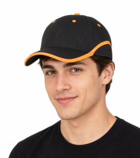 Lionyx ALEX Baseballová Kšiltovka Black/Orange