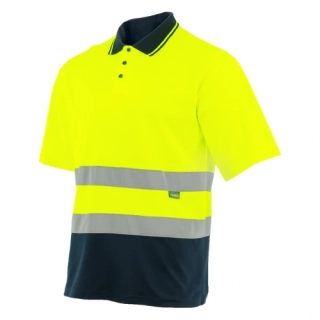 Sara Roadrunner Hi-Vis polo triko Yellow/Black