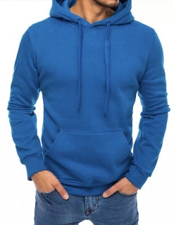 Pánská mikina s kapucí modrá Dstreet BX5081 L