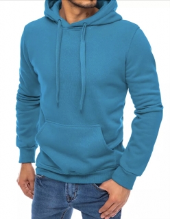 Pánská mikina s kapucí modrá Dstreet BX5108 M