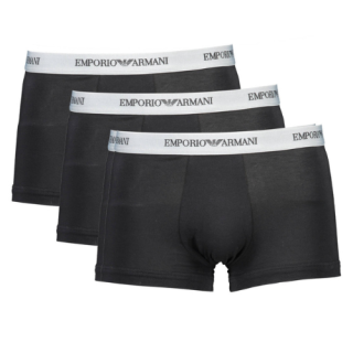Emporio Armani 111357-CC717 Boxer 3 PACK černé